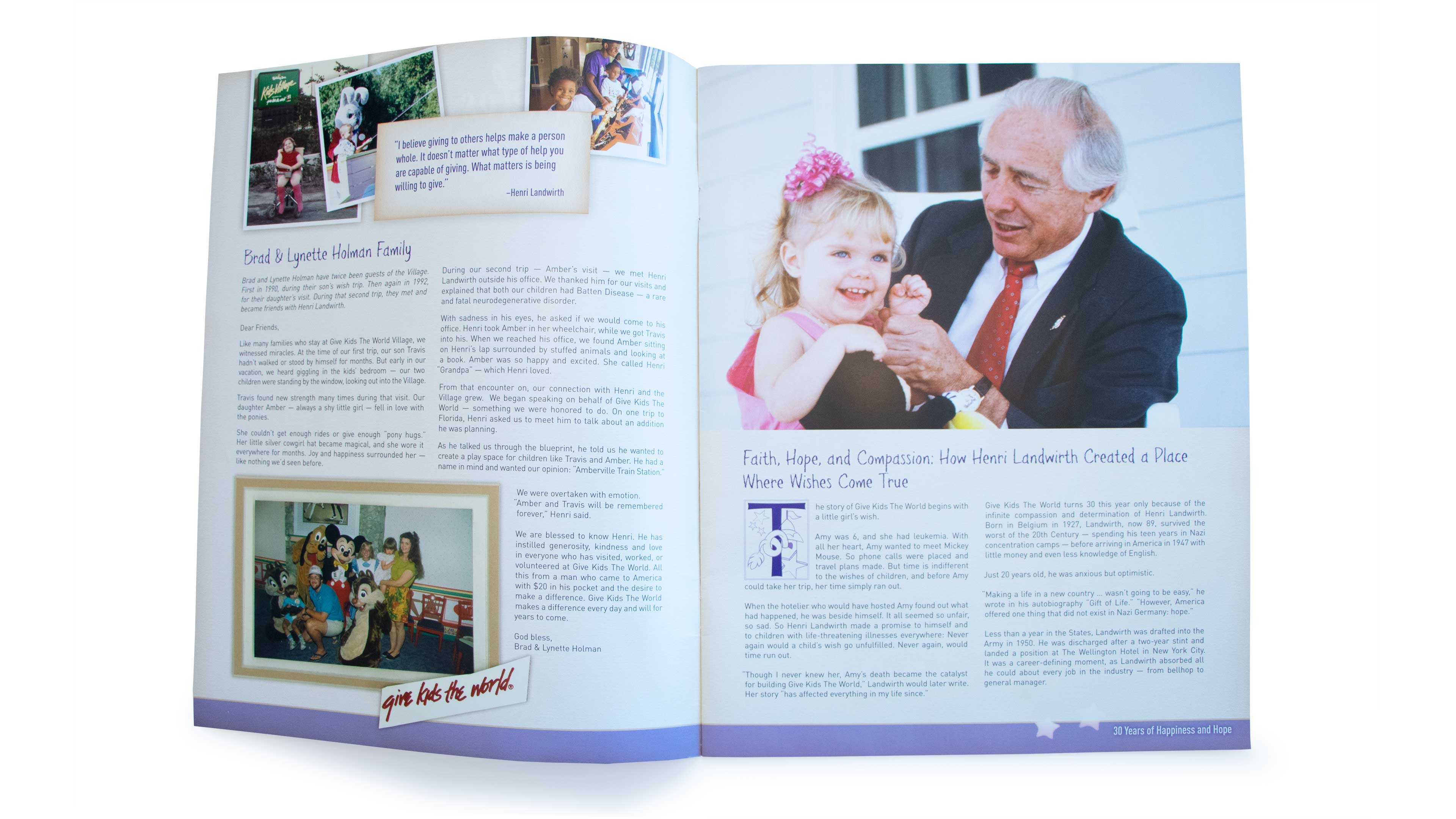 Miracles and Memories 30th Anniversary Edition Spread